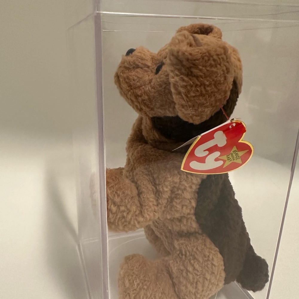 Ultra Rare Tuffy Ty Beanie Baby 1st Edition w Errors